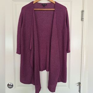Eileen Fisher‎ short sleeve open cardigan size M